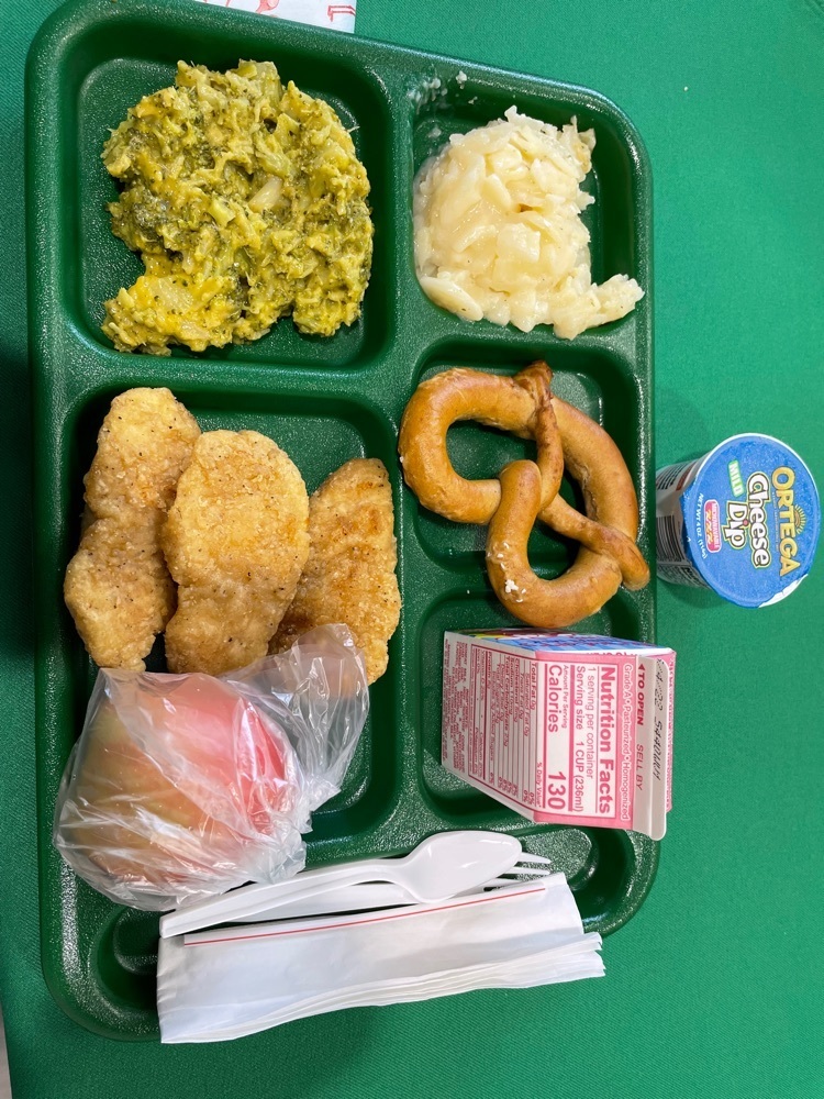 School lunch on April 26