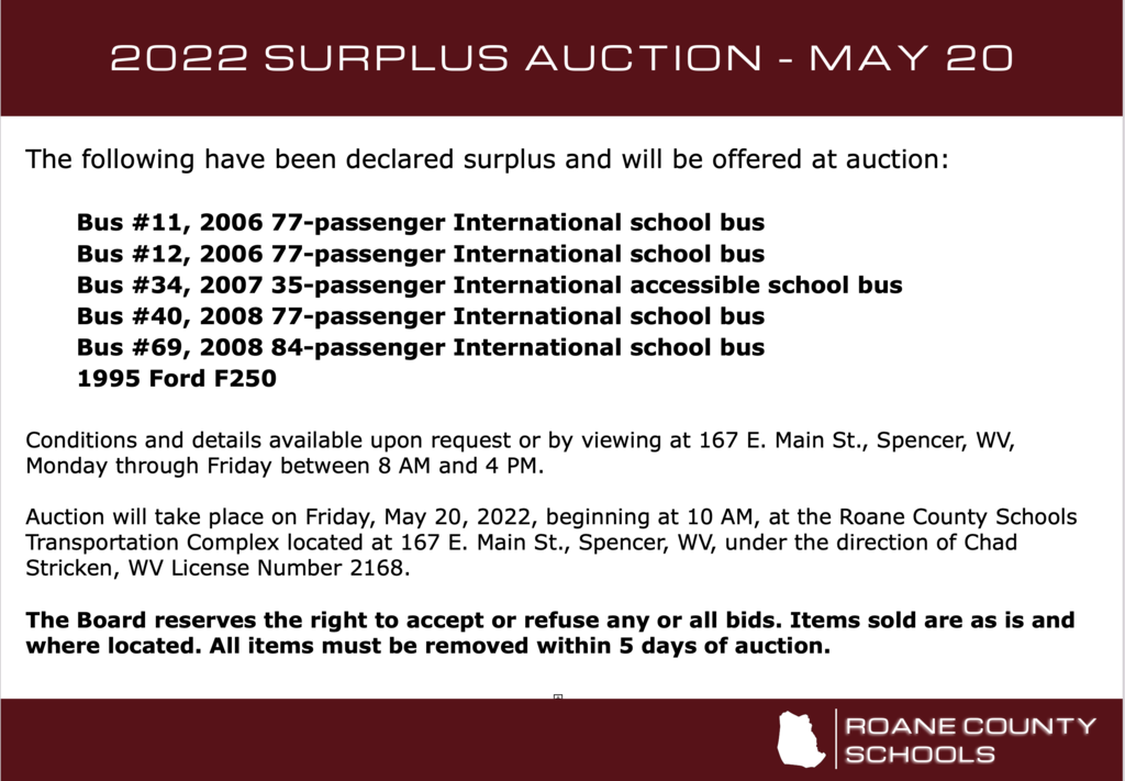 Auction information